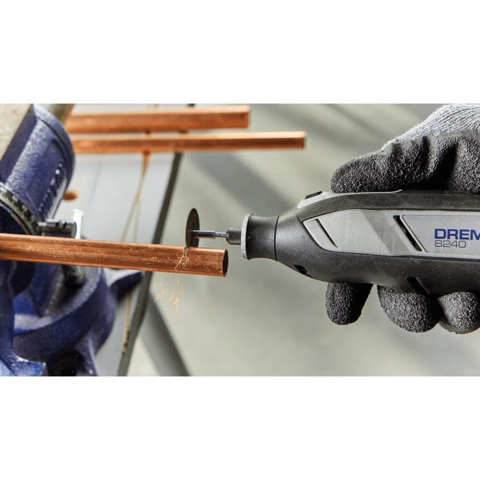 Гравер Dremel 8240-3/45 12V, 1х2Ah, 5000-35000об/хв, 45 акс, ЗП, 0.66кг (F.013.824.0JF) зображення 10