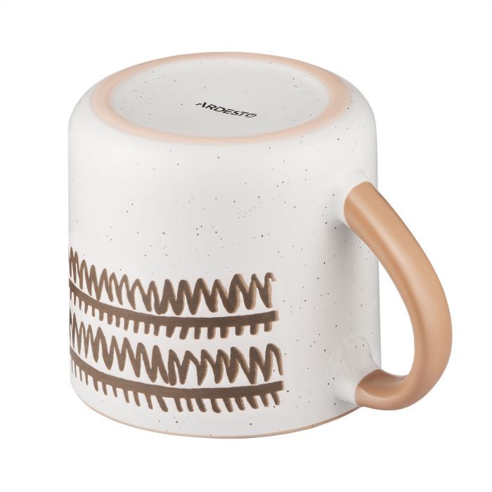 Чашка Ardesto Ettore, 380мл, кераміка, білий (AR3029A) зображення 5