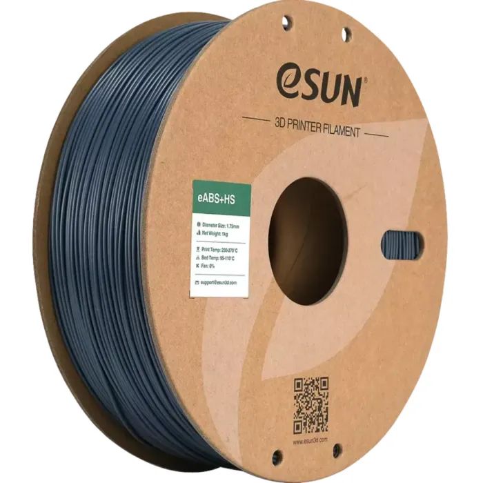 Пластик для 3D-принтера eSUN eABS-HIGH SPEED 1кг, 1.75мм, GREY (EABS+HS-P175H1)