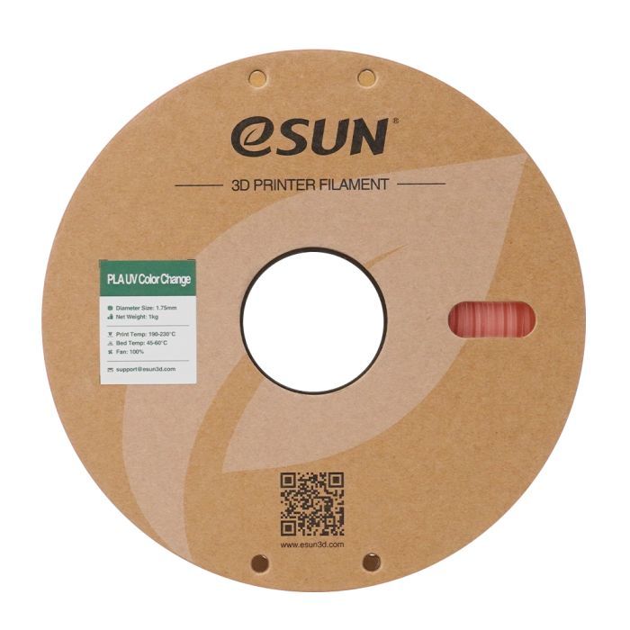 Пластик для 3D-принтера eSUN PLA UV 1,75mm 1kg Red (PLA-UV CC175UV-R1P1) изображение 4