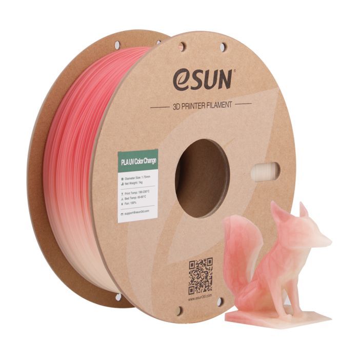 Пластик для 3D-принтера eSUN PLA UV 1,75mm 1kg Red (PLA-UV CC175UV-R1P1) изображение 5