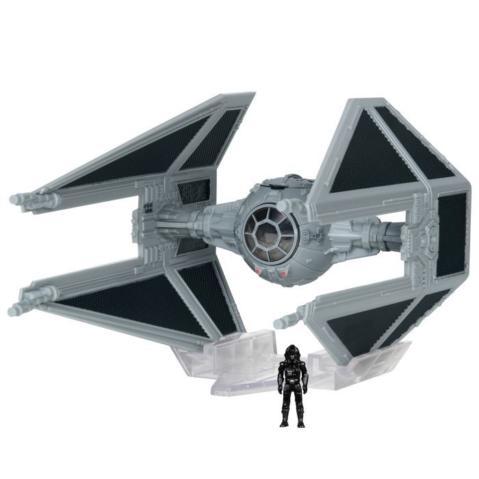 Фигурка Star Wars Small Vehicle Транспорт и фигурка TIE Interceptor 7.5см (SWJ0078)