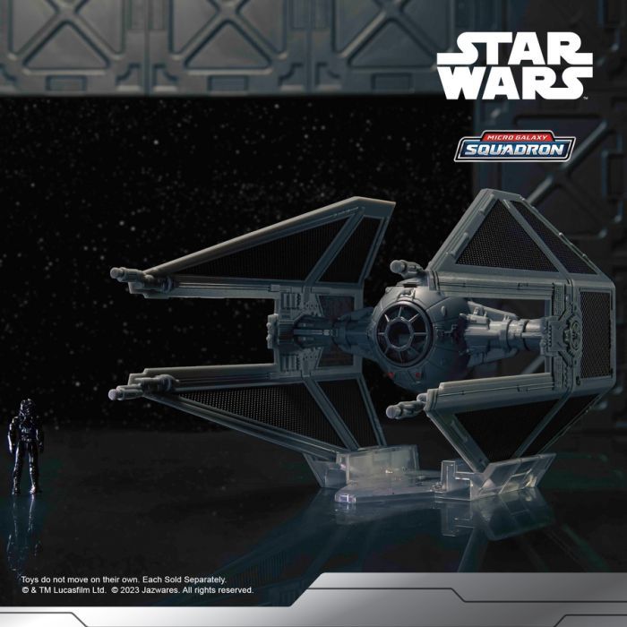 Фигурка Star Wars Small Vehicle Транспорт и фигурка TIE Interceptor 7.5см (SWJ0078) изображение 7