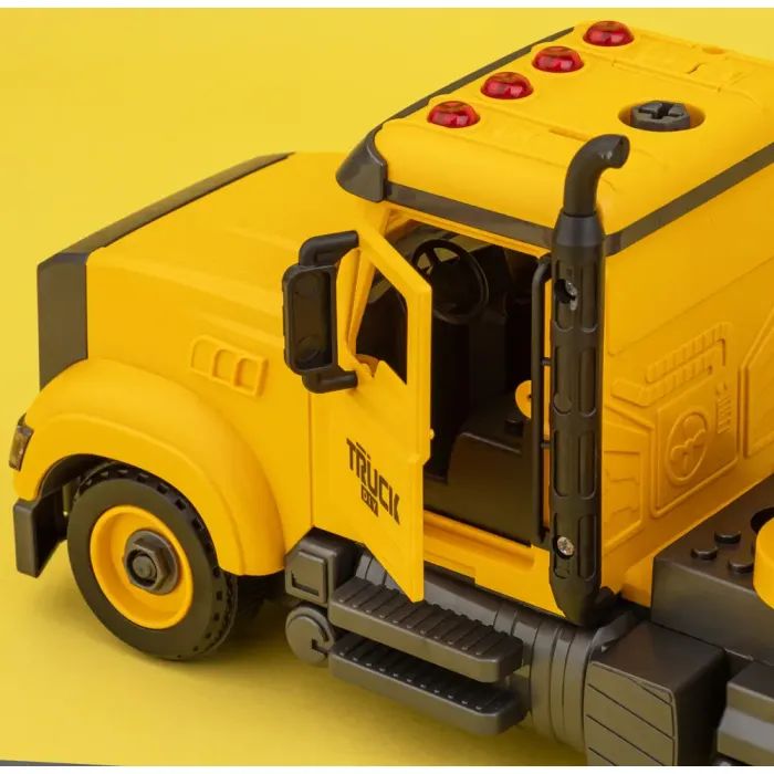 Конструктор Otamanko АВТОКОНСТРУКТОР Грузовик тягач с экскаватором (YW9085C) изображение 5