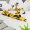 Конструктор Otamanko АВТОКОНСТРУКТОР Грузовик тягач с экскаватором (YW9085C) изображение 8