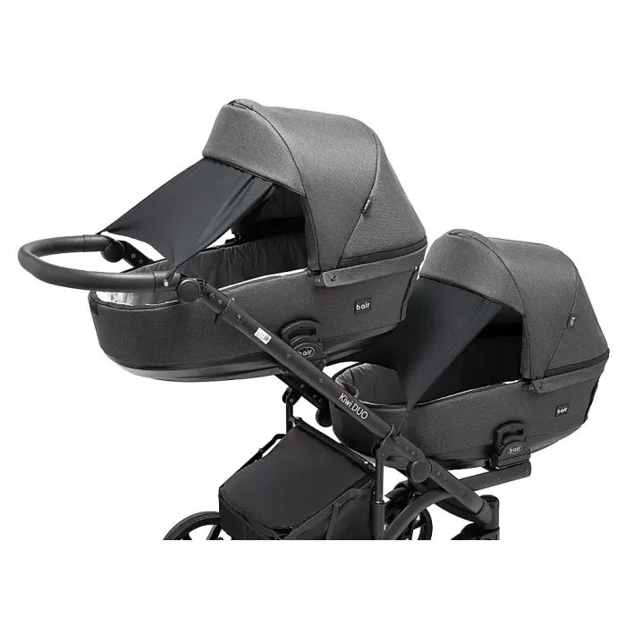 Коляска Bair 2 в 1 Kiwi DUO Soft для двійні BKD-219-1 графіт (681857) изображение 7