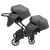 Коляска Bair 2 в 1 Kiwi DUO Soft для двійні BKD-219-1 графіт (681857) изображение 8