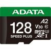 Карта памяти ADATA 128GB microSD class 10 UHS-I U3 V30 A2 Speed Plus (UD128GUI3V30A2SP-RA1) изображение 2