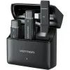 Мікрофон Vention USB-C 2-Pack Wireless Lavalier with Charging Case (NCAB0) зображення 2