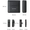Мікрофон Vention USB-C 2-Pack Wireless Lavalier with Charging Case (NCAB0) зображення 3