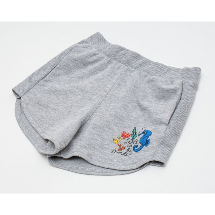 Шорты детские Lovetti трикотажные (7841-110G-gray) изображение 2