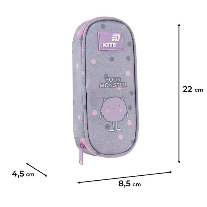 Пенал Kite 599 Cute Monster (K26-599-17) зображення 6