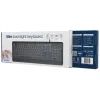 Клавіатура Gembird Slim Multimedia White Backlight USB Black (KB-UML-04-CYRL) зображення 4