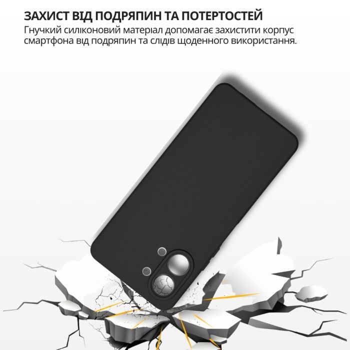 Чехол для мобильного телефона BeCover Silicone Tecno Spark Go 3 (KN3) Black (715691) изображение 5