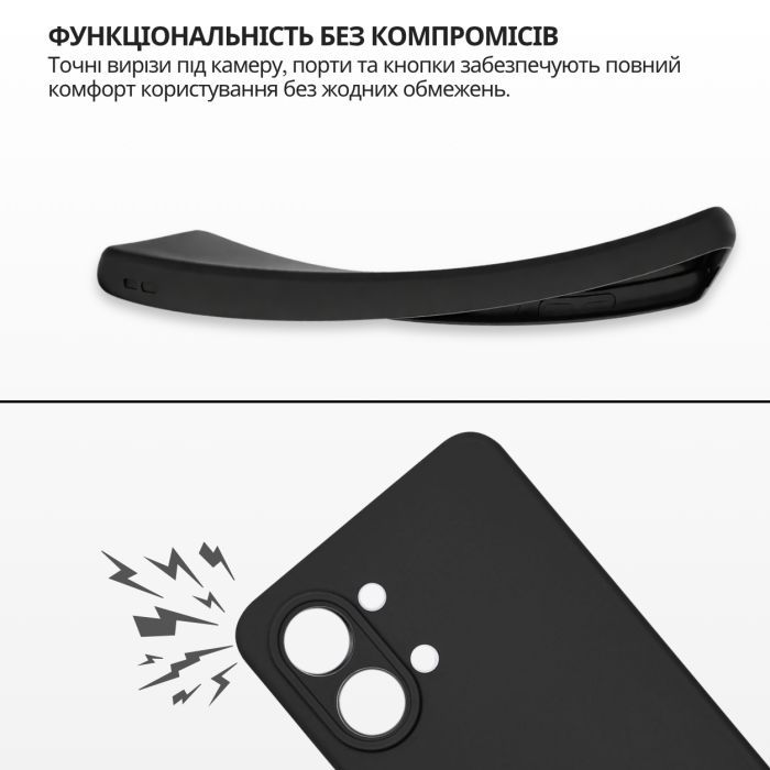 Чехол для мобильного телефона BeCover Silicone Tecno Spark Go 3 (KN3) Black (715691) изображение 6