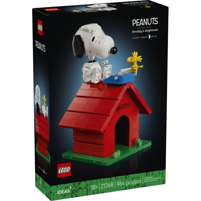 Конструктор LEGO Ideas «Мелочь»: будка Снупи (21368)