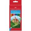 Карандаши цветные Faber-Castell Замок та лицарі,12 кольорів (120112) (5514)