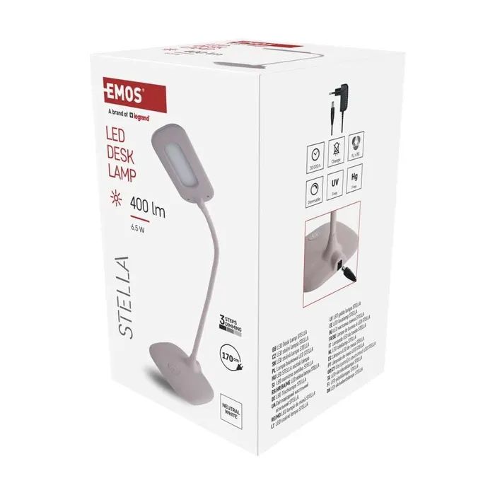 Настольная лампа EMOS STELLA PINK (Z7602P) изображение 7