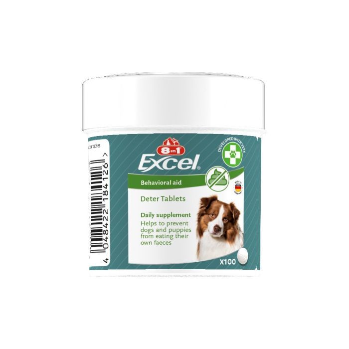 Витамины для собак 8in1 Excel Deter от копрофагии 100 шт (4048422184126)