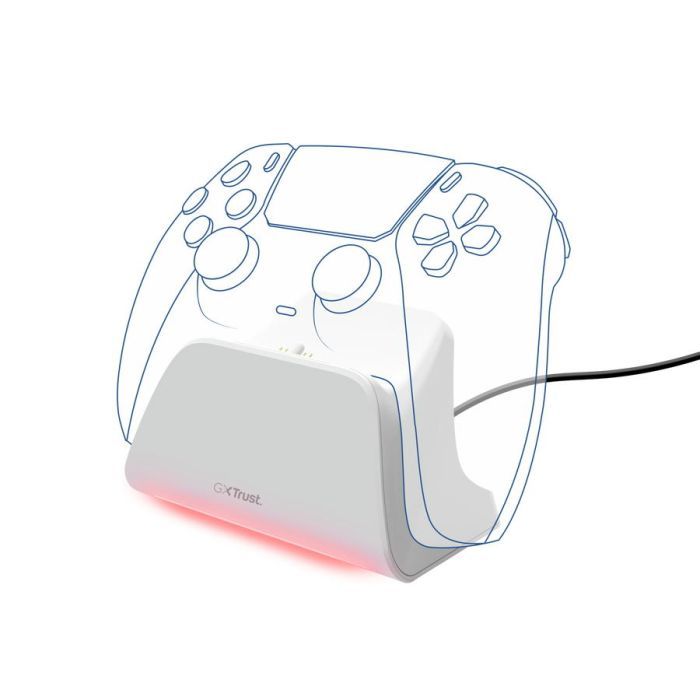 Зарядное устройство Trust GXT 255W for PS5 White (25560) изображение 5