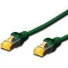 Патч-корд 0.25м, SFTP, cat.6A, AWG 26/7, Cu, LSZH, green Digitus (DK-1644-A-0025/G)