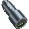 Зарядное устройство HOCO 1xUSB-C PD30W + 1xUSB QC3.0 48W car adapter Z60 gray (6942007642095) изображение 6