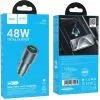 Зарядное устройство HOCO 1xUSB-C PD30W + 1xUSB QC3.0 48W car adapter Z60 gray (6942007642095) изображение 7