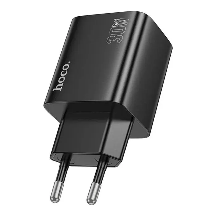 Зарядное устройство HOCO N56 2xUSB-C PD30W + 2xUSB black (6942007632492) изображение 2