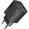 Зарядное устройство HOCO N56 2xUSB-C PD30W + 2xUSB black (6942007632492) изображение 3