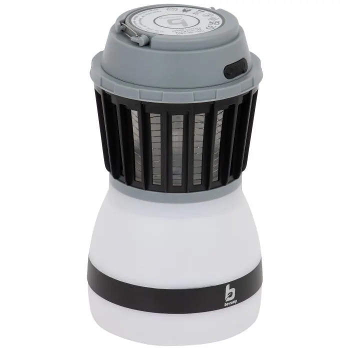 Фонарь Bo-Camp + знищувач комах Atom WP Rechargable 200 Lumen Grey/Black (5818805) (DAS303871)