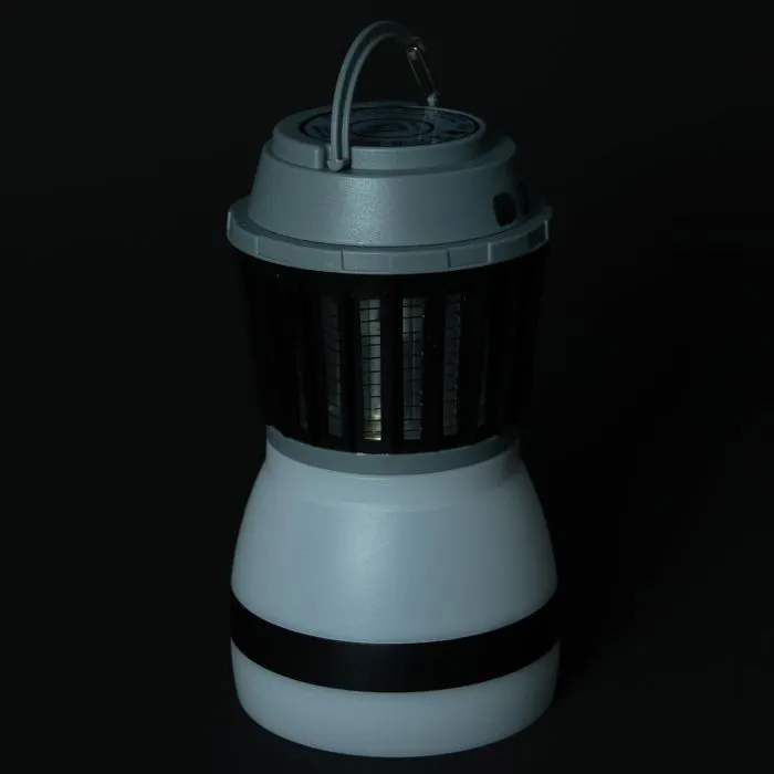 Фонарь Bo-Camp + знищувач комах Atom WP Rechargable 200 Lumen Grey/Black (5818805) (DAS303871) изображение 5