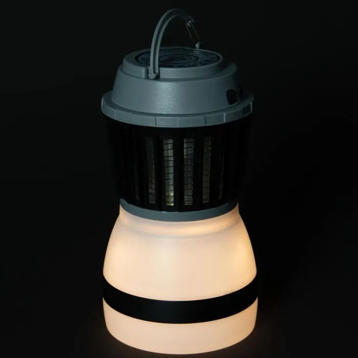 Фонарь Bo-Camp + знищувач комах Atom WP Rechargable 200 Lumen Grey/Black (5818805) (DAS303871) изображение 6
