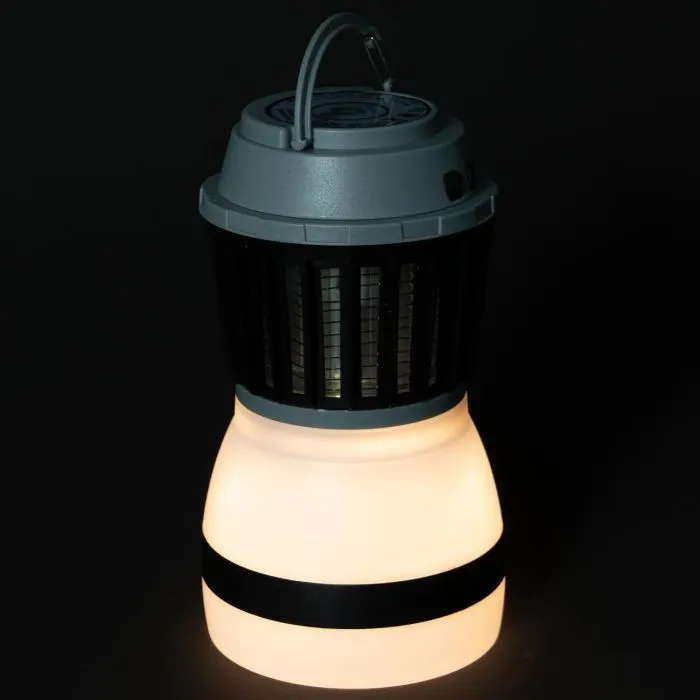 Фонарь Bo-Camp + знищувач комах Atom WP Rechargable 200 Lumen Grey/Black (5818805) (DAS303871) изображение 7