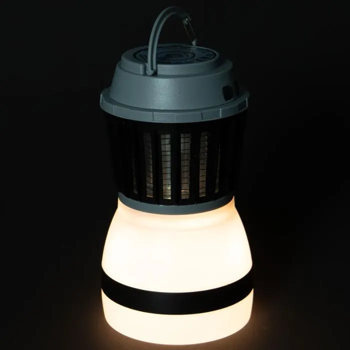 Фонарь Bo-Camp + знищувач комах Atom WP Rechargable 200 Lumen Grey/Black (5818805) (DAS303871) изображение 8