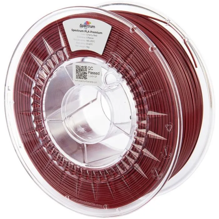 Пластик для 3D-принтера Spectrum PLA Premium 1.75mm 1kg Red, Cherry (80844)