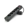 Сетевой фильтр питания Meilepai F25U, 5 роз EU, 3USB Black (F25U-Black) изображение 2