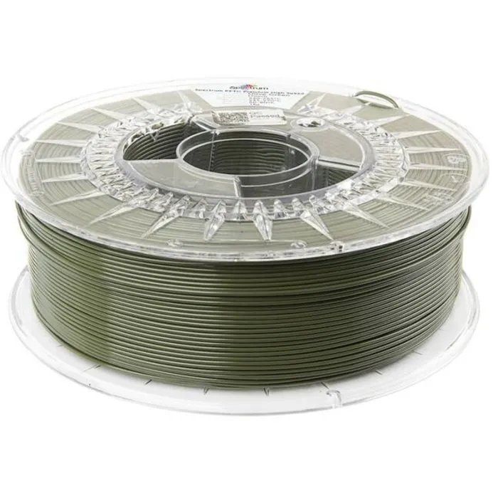 Пластик для 3D-принтера Spectrum PETG Premium HS 1.75mm 1kg Green, Olive (81548) изображение 2