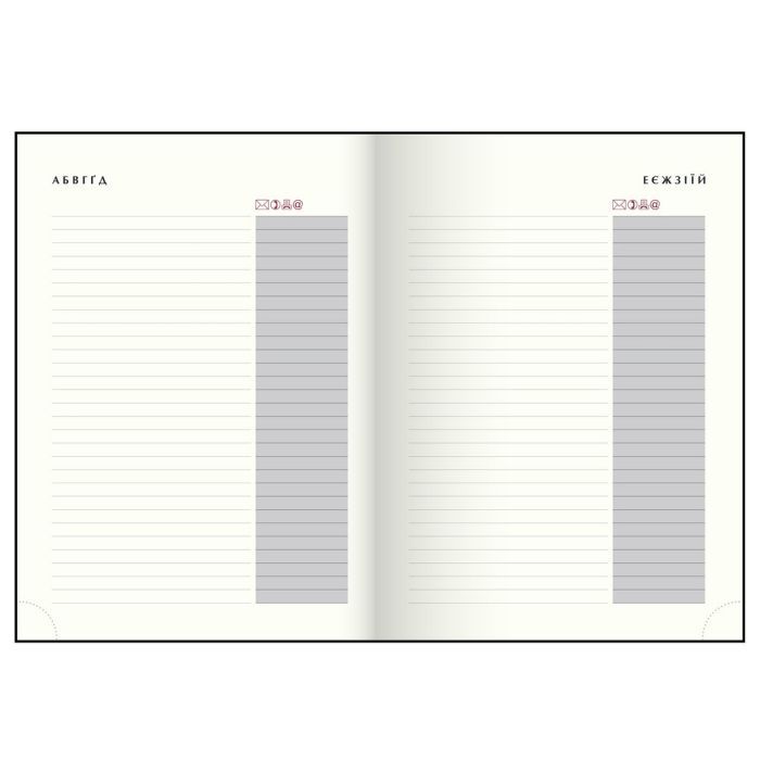 Еженедельник Buromax недатированный BASE(Miradur), A6, черный, 336 страниц (BM.26040-01) изображение 11