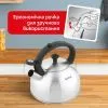 Чайник Tefal Duetto+ зі свистком 2.5 л чорний/сталевий (N4210310) изображение 6