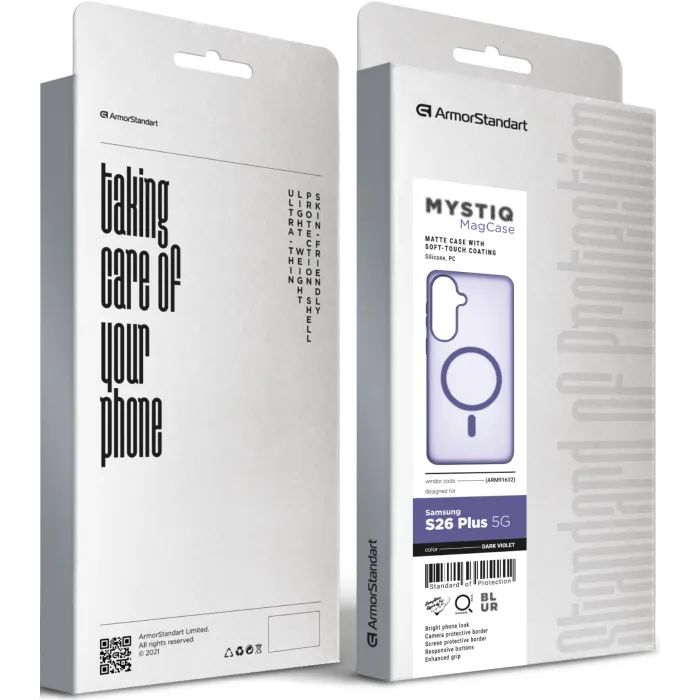 Чехол для мобильного телефона Armorstandart Mystiq MagCase Samsung S26 Plus 5G Black (ARM91631) изображение 3