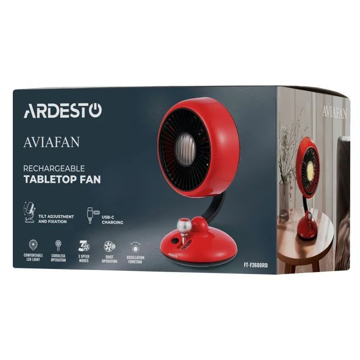 Вентилятор ARDESTO FT-F3600RD изображение 6