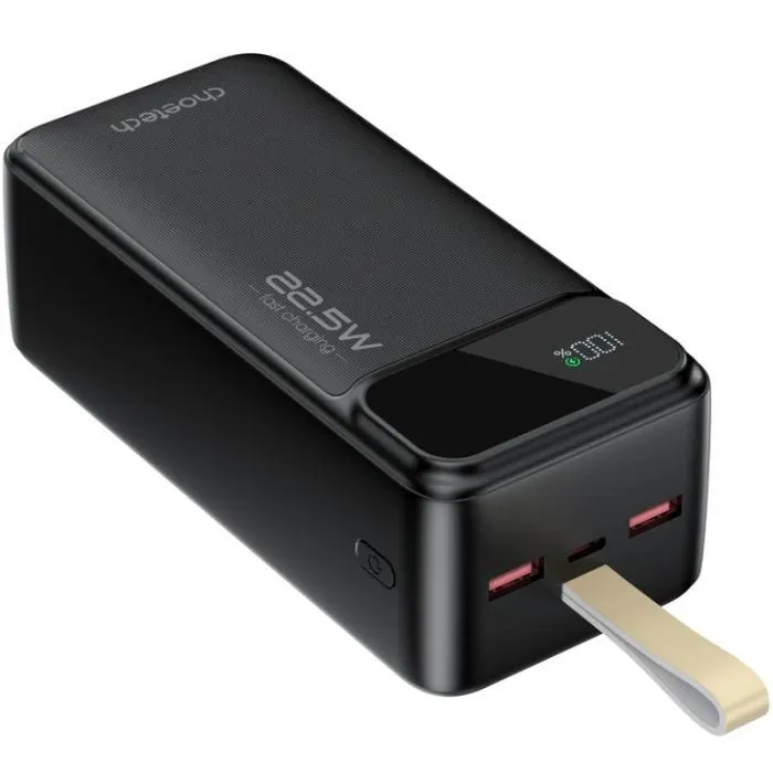 Батарея универсальная Choetech 40000mAh, 22.5W, PD, QC/3.0, Black (B731-ACBK) изображение 2