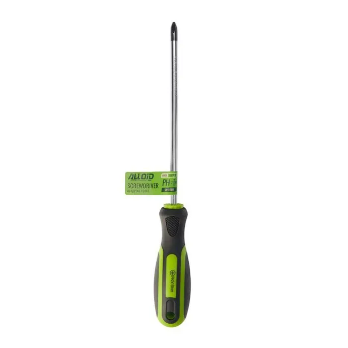 Отвертка Alloid Base, крест, PH2, 150мм (OP2150B) изображение 5