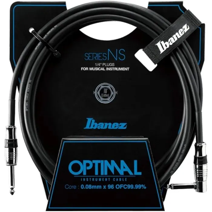 Інструментальний кабель Ibanez NS10L Instrument Cable Angled 3 m (231087)