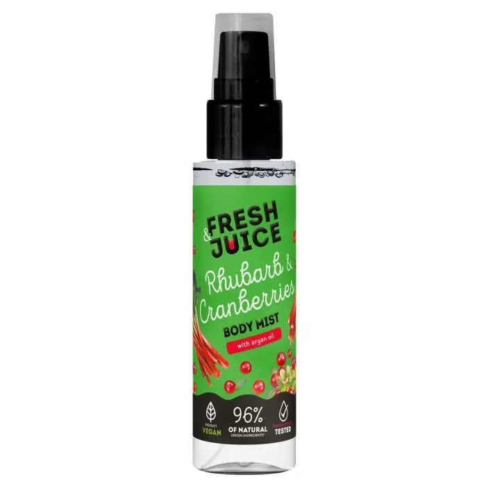 Спрей для тіла Fresh Juice Rhubarb & Cranberries Body Mist 150 мл (4823015946400)