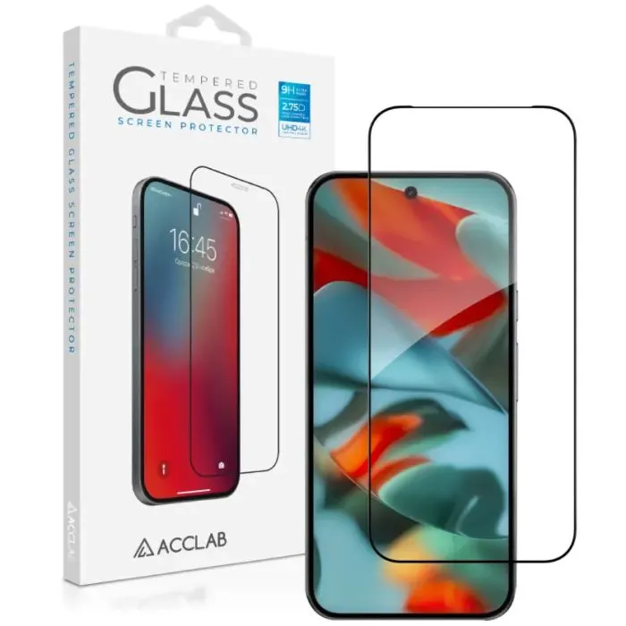 Скло захисне ACCLAB 9H Google Pixel 10a Black (1283126636233)