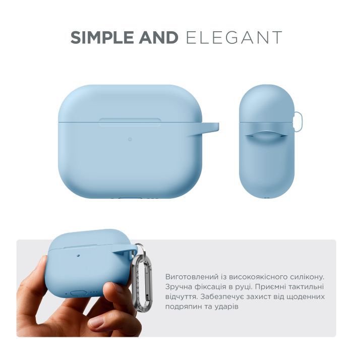 Чехол для наушников Armorstandart Hang Case For Apple AirPods Pro 3 Scarlet (ARM88283) изображение 2