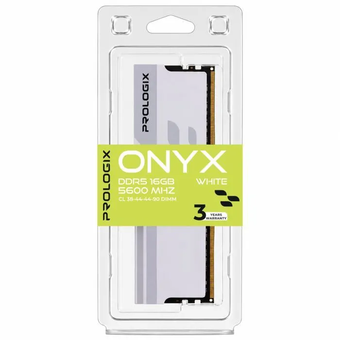 Модуль памяти для компьютера DDR5 16GB 5600 MHz Onyx White Prologix (PRO16GB5600YW5) изображение 4