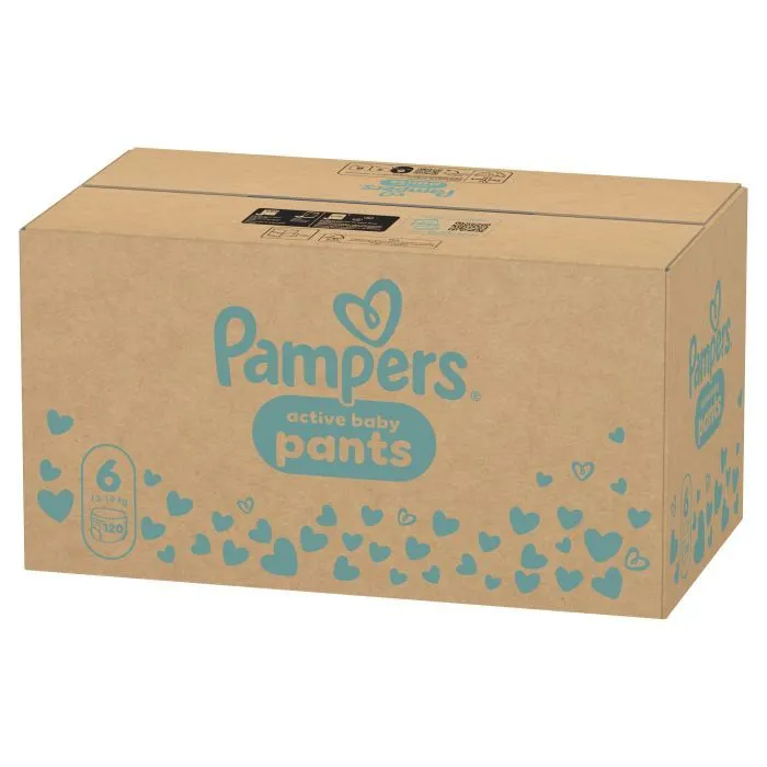 Подгузники Pampers Active Baby Pants Size 6 (13-19 kg) 120 pcs (8006530305617) изображение 2