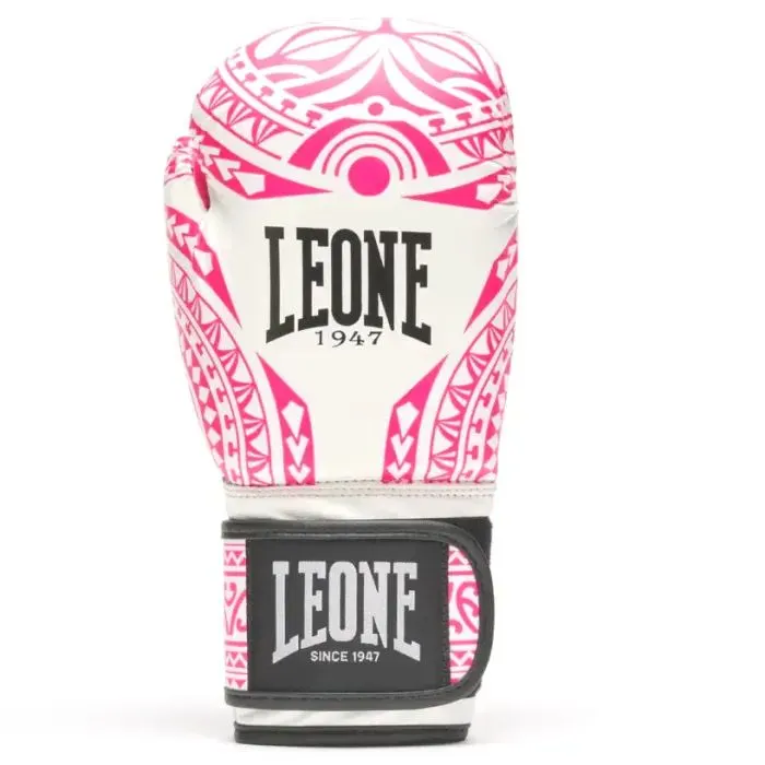 Боксерські рукавички Leone GN329 Haka White/Pink 10 oz (GN329_White/Pink_10oz) зображення 2